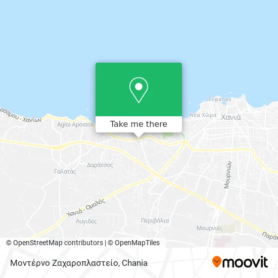 Μοντέρνο Ζαχαροπλαστείο map