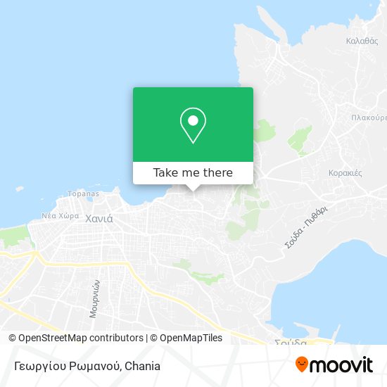 Γεωργίου Ρωμανού map