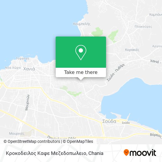 Κροκοδειλος Καφε Μεζεδοπωλειο map