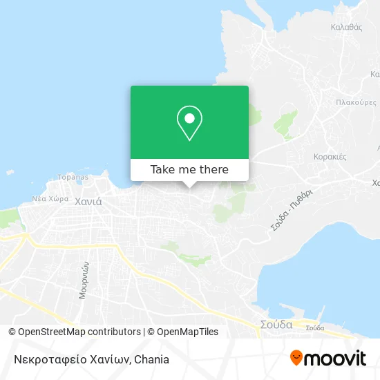 Νεκροταφείο Χανίων map