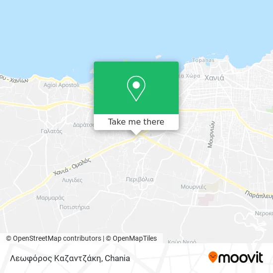 Λεωφόρος Καζαντζάκη map