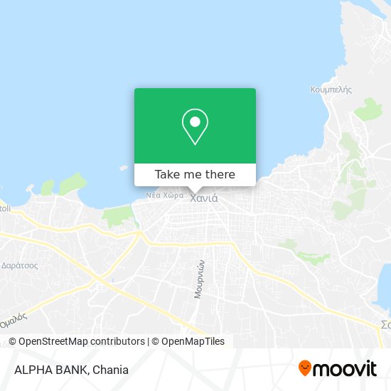 ALPHA BANK map
