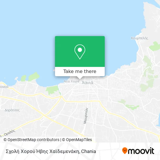 Σχολή Χορού Ήβης Χαϊδεμενάκη map
