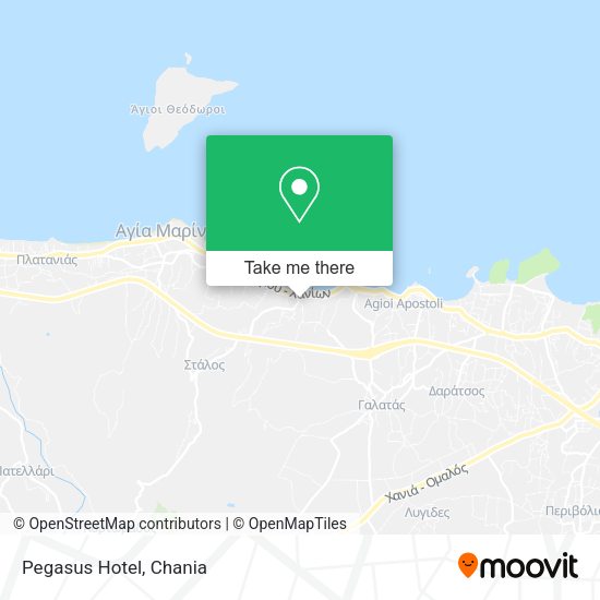 Pegasus Hotel map