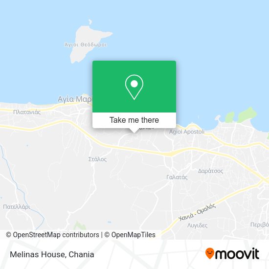 Melinas House map