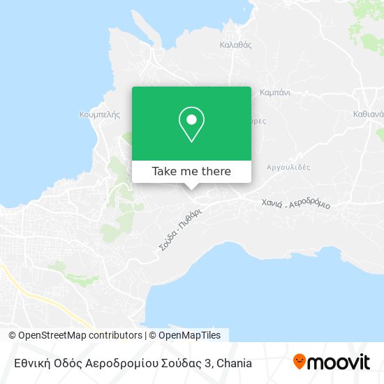 Εθνική Οδός Αεροδρομίου Σούδας 3 map