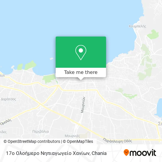 17ο Ολοήμερο Νηπιαγωγείο Χανίων map