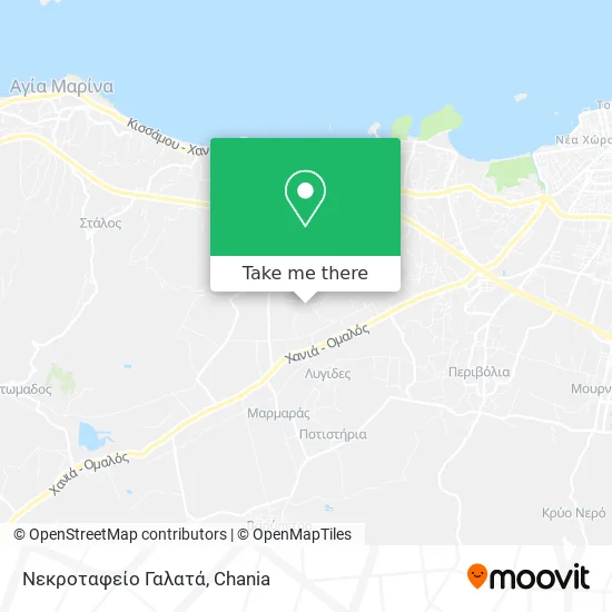 Νεκροταφείο Γαλατά map