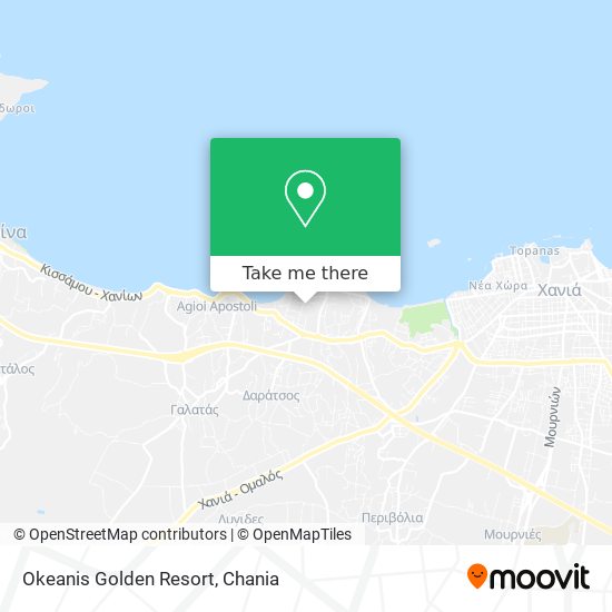 Okeanis Golden Resort map