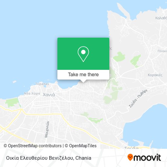 Οικία Ελευθερίου Βενιζέλου map