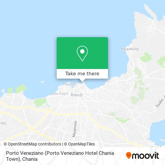 Porto Veneziano (Porto Veneziano Hotel Chania Town) map