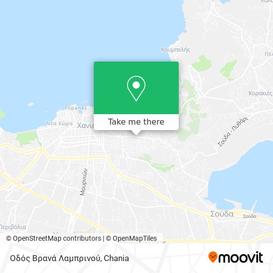 Οδός Βρανά Λαμπρινού map
