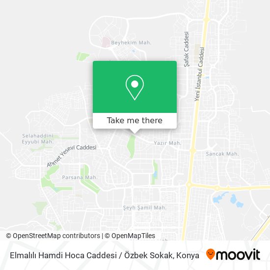 Elmalılı Hamdi Hoca Caddesi / Özbek Sokak map