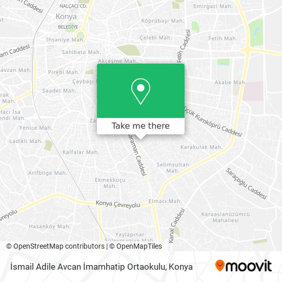 İsmail Adile Avcan İmamhatip Ortaokulu map