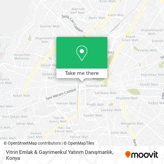 Vitrin Emlak & Gayrimenkul Yatırım Danışmanlık map