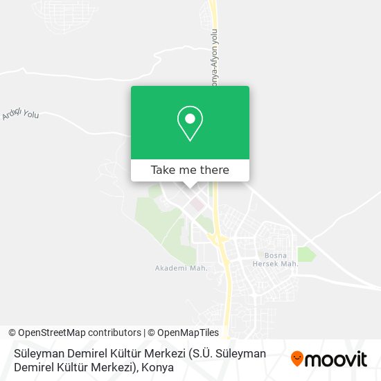 Süleyman Demirel Kültür Merkezi map