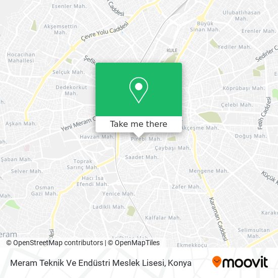 Meram Teknik Ve Endüstri Meslek Lisesi map