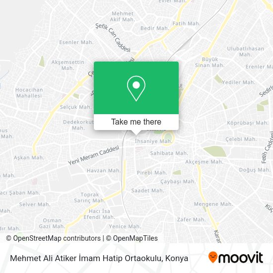 Mehmet Ali Atiker İmam Hatip Ortaokulu map
