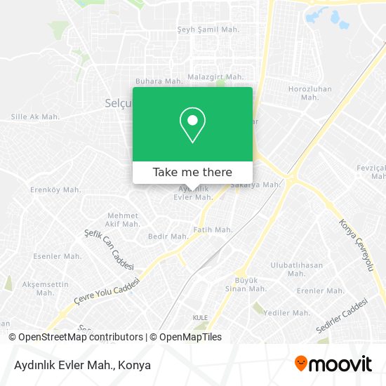 Aydınlık Evler Mah. map