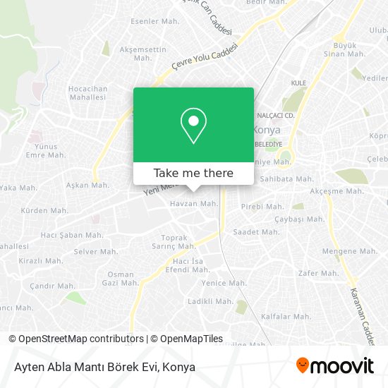 Ayten Abla Mantı Börek Evi map