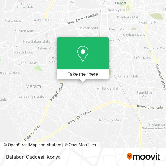 Balaban Caddesi map