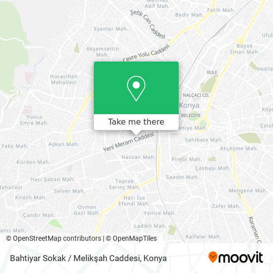 Bahtiyar Sokak / Melikşah Caddesi map