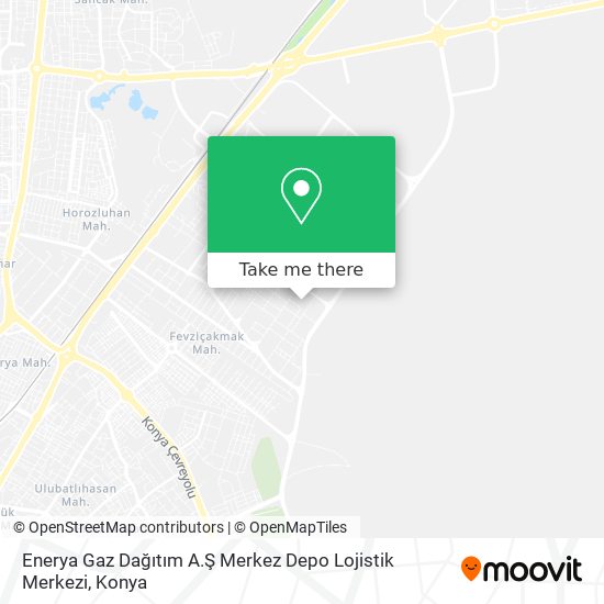Enerya Gaz Dağıtım A.Ş Merkez Depo Lojistik Merkezi map