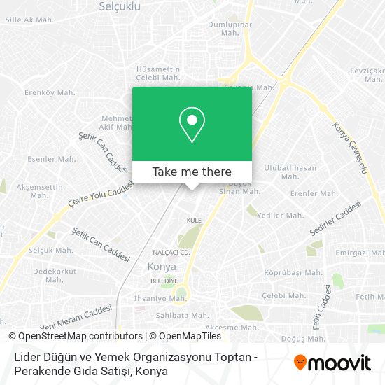 Lider Düğün ve Yemek Organizasyonu Toptan - Perakende Gıda Satışı map