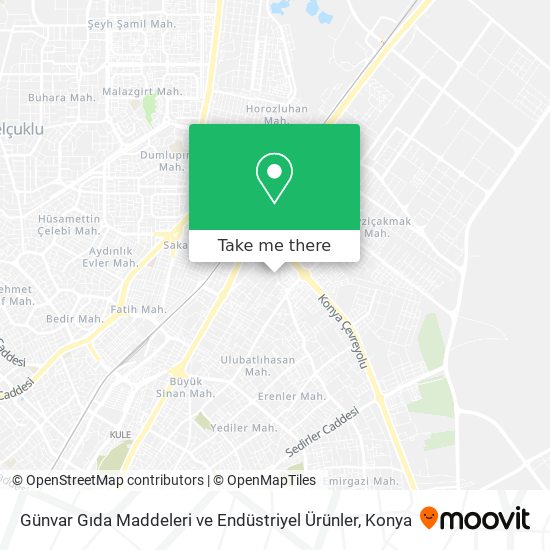 Günvar Gıda Maddeleri ve Endüstriyel Ürünler map