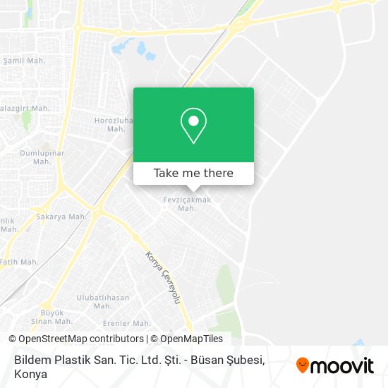 Bildem Plastik San. Tic. Ltd. Şti. - Büsan Şubesi map