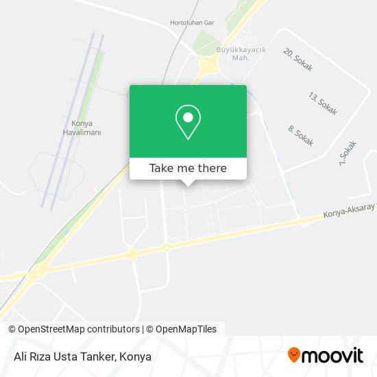 Ali Rıza Usta Tanker map