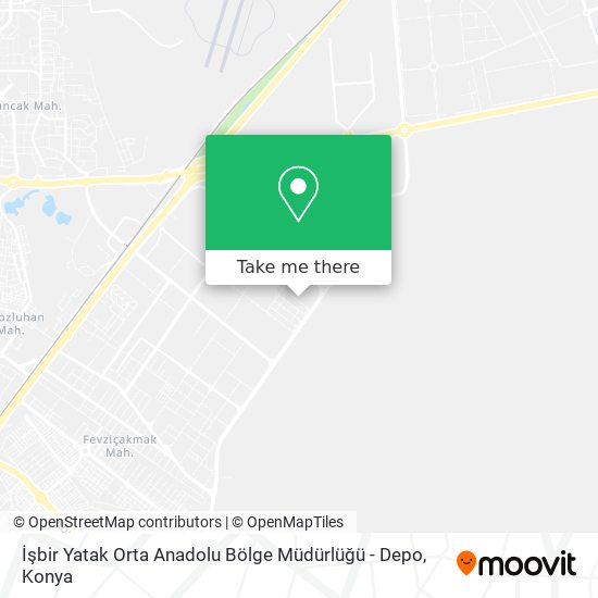 İşbir Yatak Orta Anadolu Bölge Müdürlüğü - Depo map