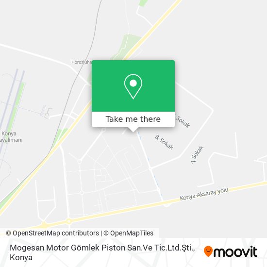 Mogesan Motor Gömlek Piston San.Ve Tic.Ltd.Şti. map