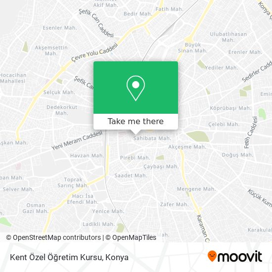 Kent Özel Öğretim Kursu map