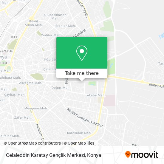 Celaleddin Karatay Gençlik Merkezi map