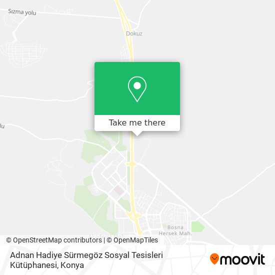 Adnan Hadiye Sürmegöz Sosyal Tesisleri Kütüphanesi map