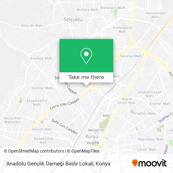 Anadolu Gençlik Derneği Bedir Lokali map
