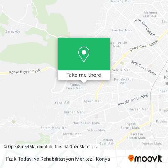 Fizik Tedavi ve Rehabilitasyon Merkezi map