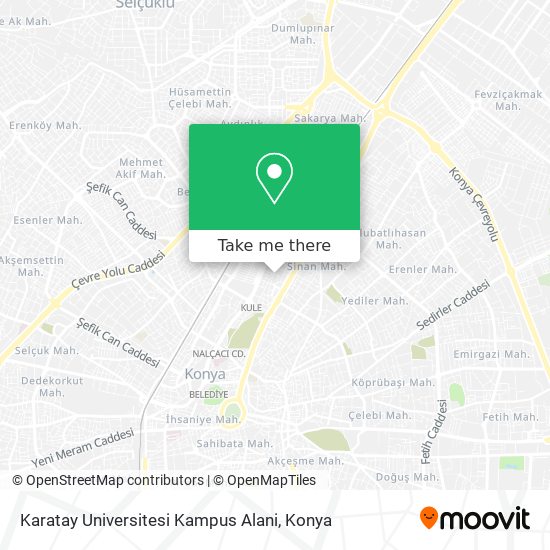 Karatay Universitesi Kampus Alani map