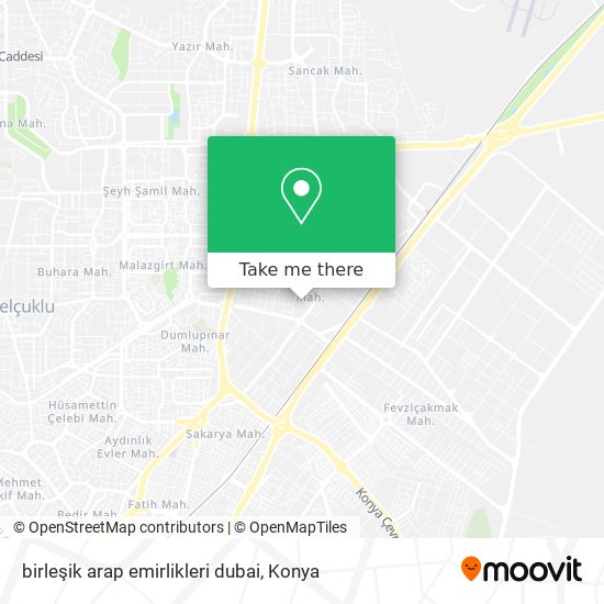 birleşik arap emirlikleri dubai map