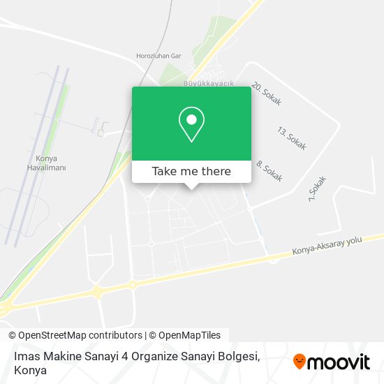 Imas Makine Sanayi 4 Organize Sanayi Bolgesi map