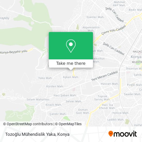 Tozoğlu Mühendislik Yaka map