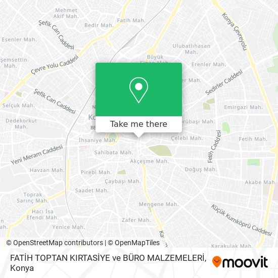 FATİH TOPTAN KIRTASİYE ve BÜRO MALZEMELERİ map