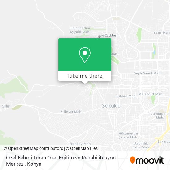 Özel Fehmi Turan Özel Eğitim ve Rehabilitasyon Merkezi map