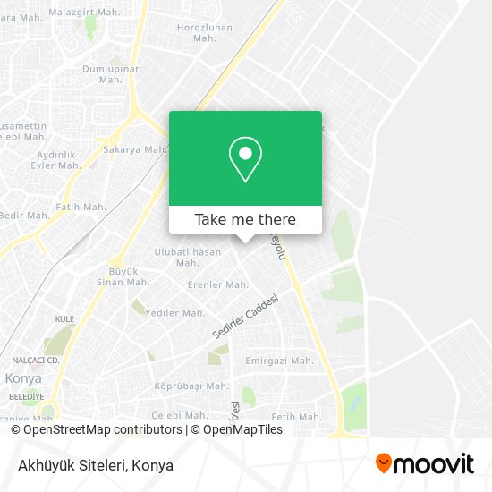 Akhüyük Siteleri map
