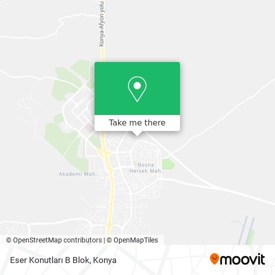 Eser Konutları B Blok map