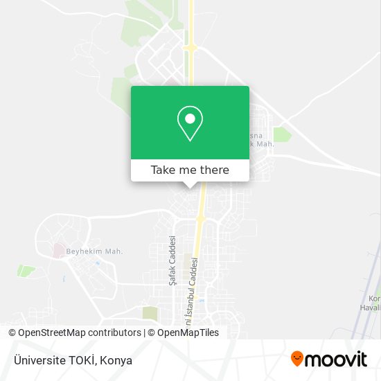 Üniversite TOKİ map