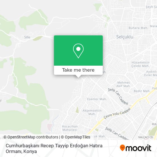 Cumhurbaşkanı Recep Tayyip Erdoğan Hatıra Ormanı map