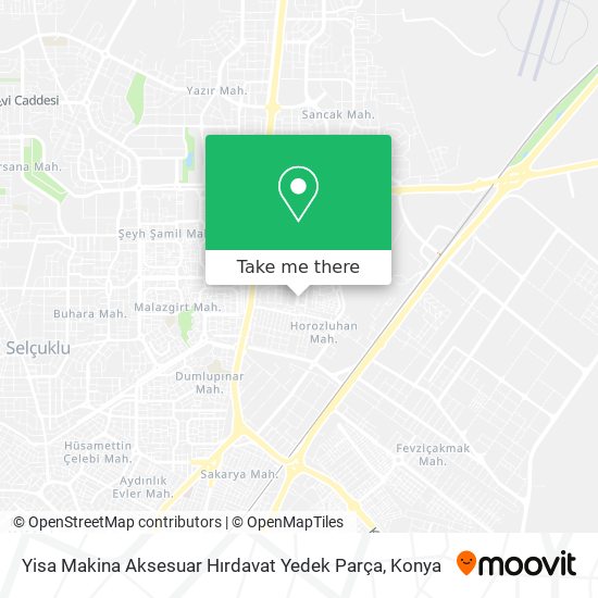Yisa Makina Aksesuar Hırdavat Yedek Parça map