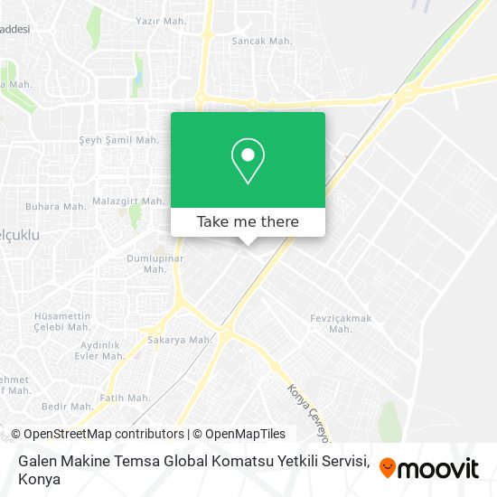 Galen Makine Temsa Global Komatsu Yetkili Servisi map